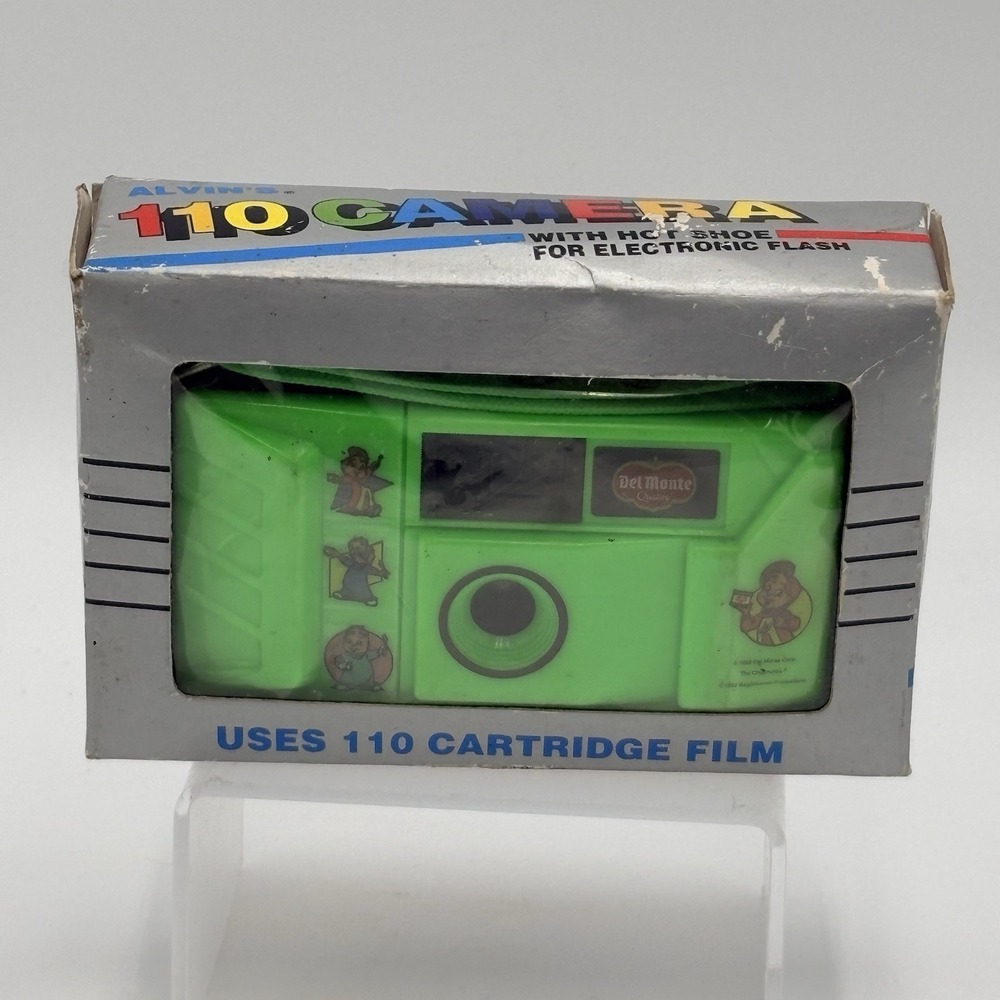Vintage 1992 Del Monte Alvin & the Chipmunks 110 Camera New